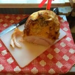 Julskinka med ben, kokt i saltlake. Nog en av de godaste julskinkor jag ätit.